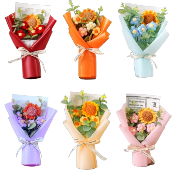 Valentines Crochet Gift Set