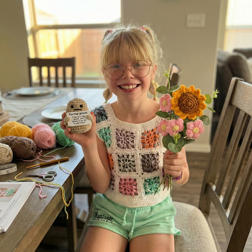 Valentines Crochet Gift Set